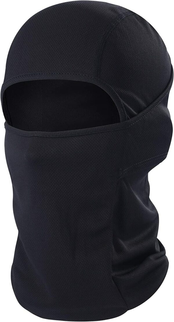 Solid Hat With Face And Neck Flap