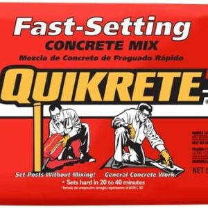 Quikrete Fast Setting Concrete Mix Fast Setting Bag 50 Lbs.