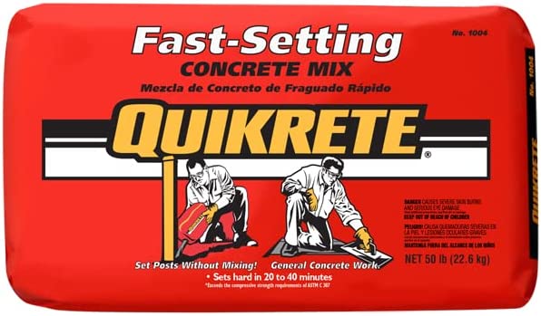Quikrete Fast Setting Concrete Mix Fast Setting Bag 50 Lbs.