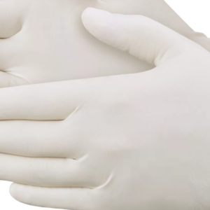Uline Industrial Latex Gloves - Powder-Free, 5 Mil, Medium